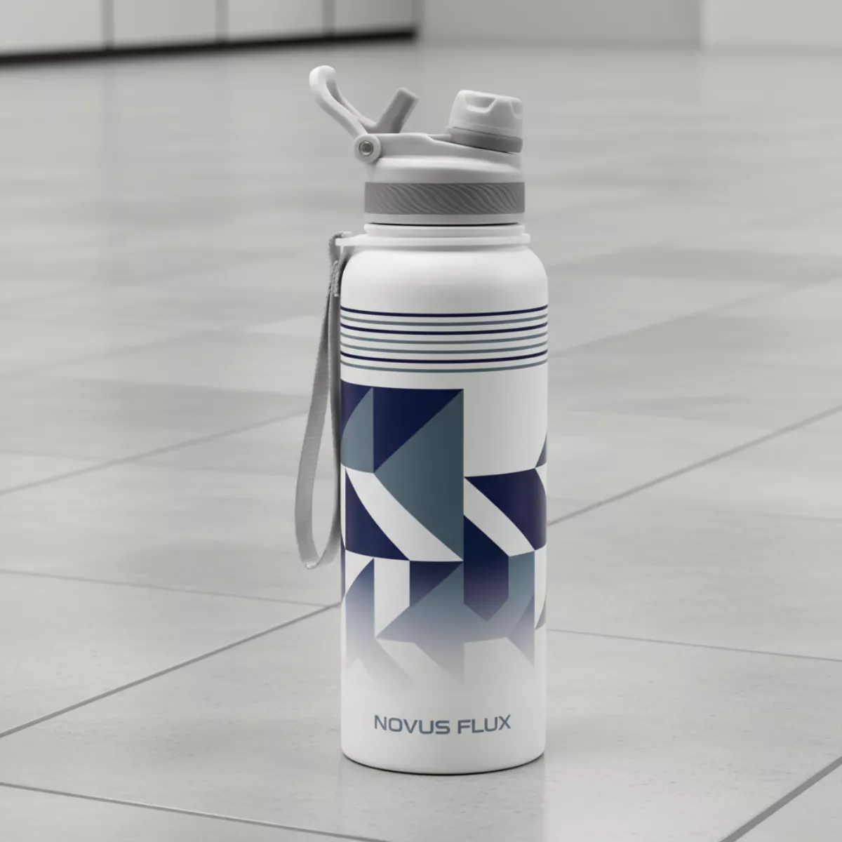Office team water bottles with unique printed design